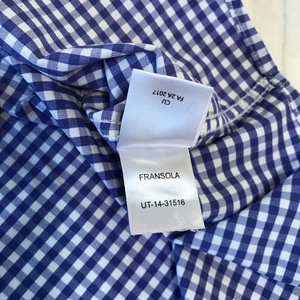 UNTUCKit Blue Check Long Sleeve Button Down - Picture 8 of 14